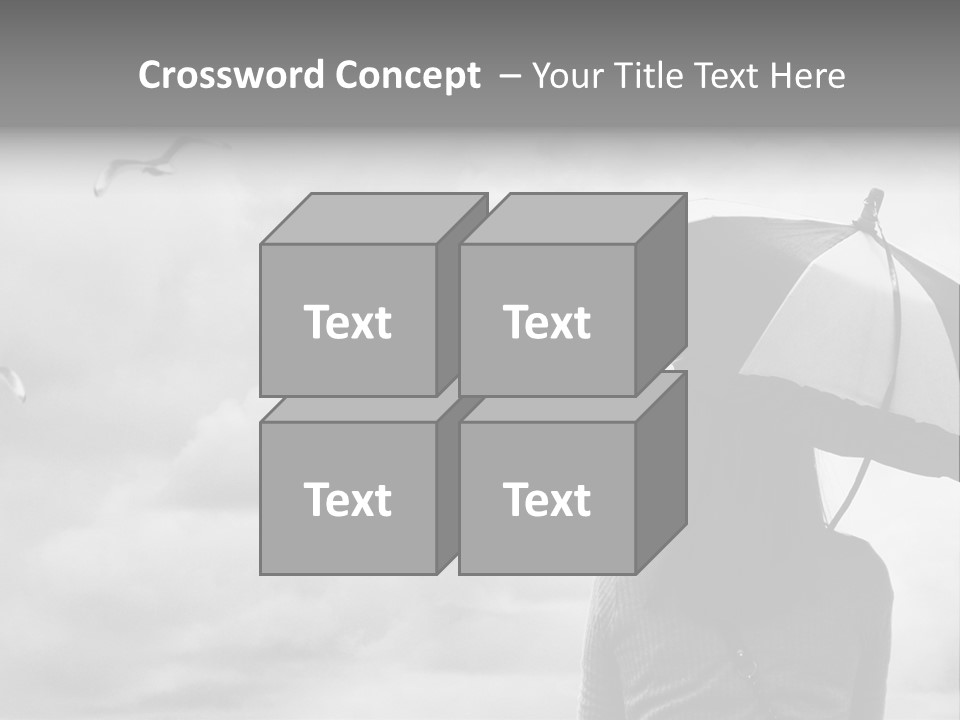 Seagull Nature Wait PowerPoint Template