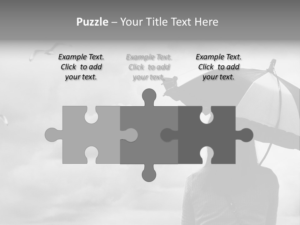 Seagull Nature Wait PowerPoint Template