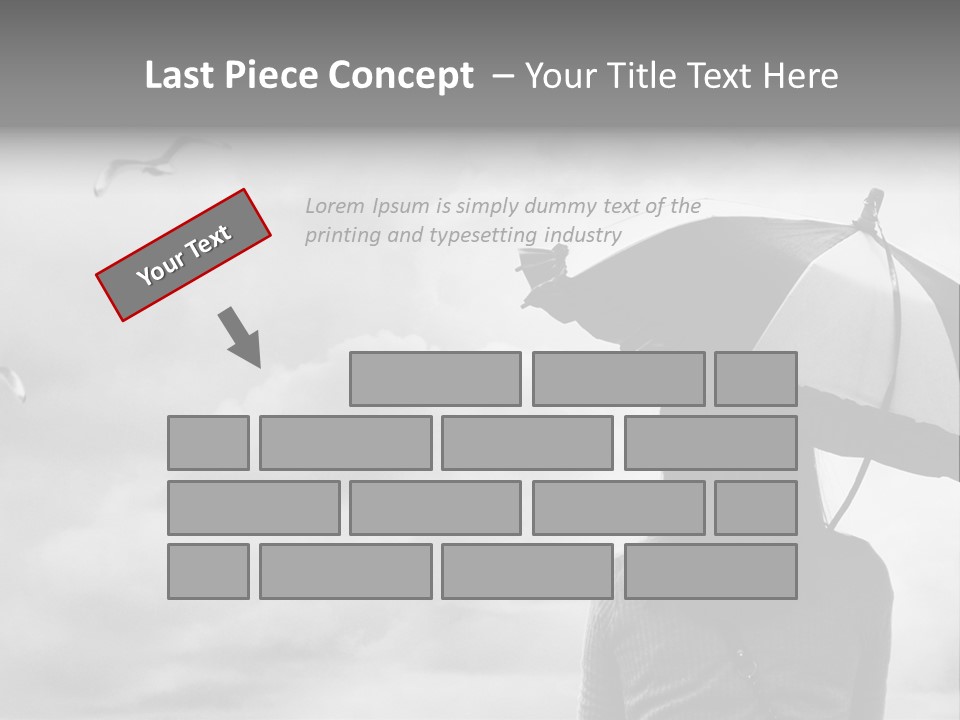 Seagull Nature Wait PowerPoint Template