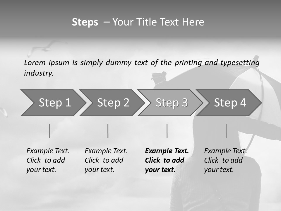 Seagull Nature Wait PowerPoint Template