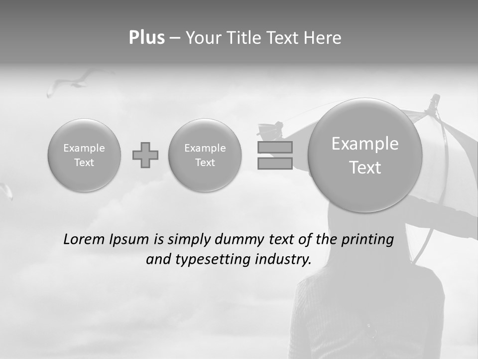 Seagull Nature Wait PowerPoint Template