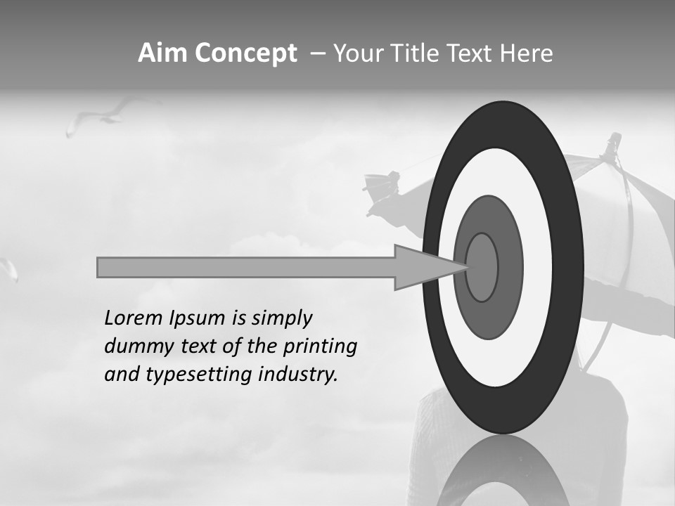 Seagull Nature Wait PowerPoint Template