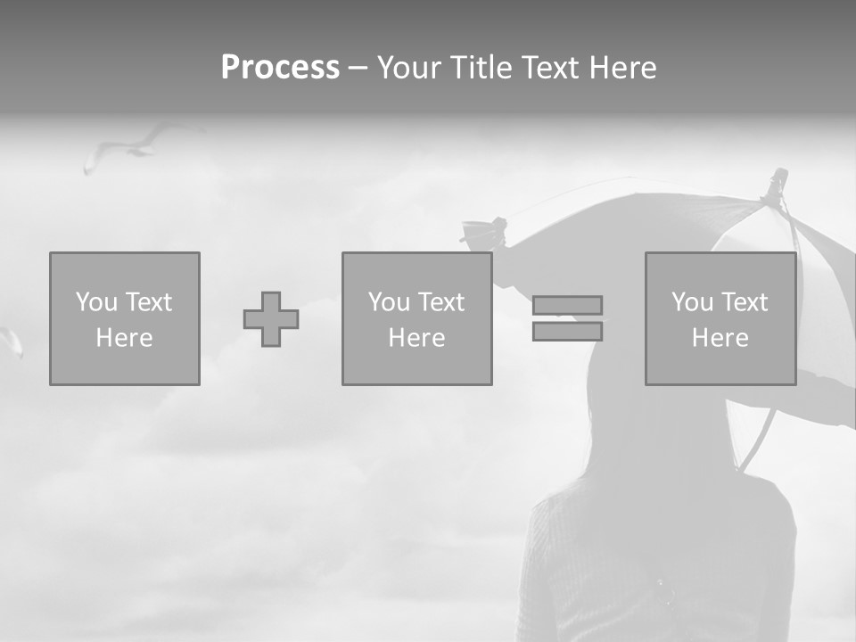 Seagull Nature Wait PowerPoint Template