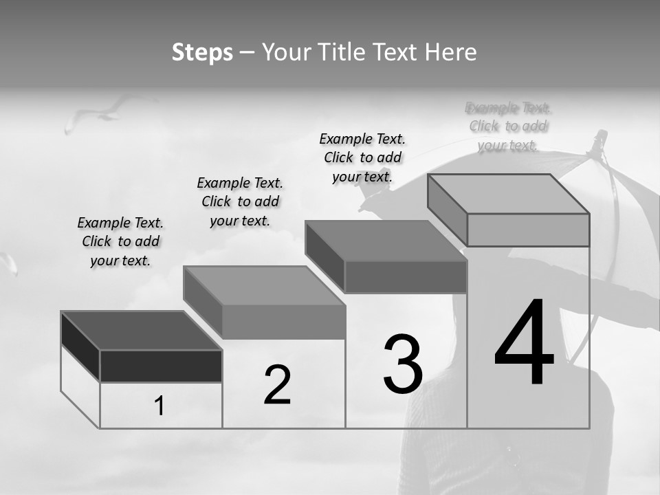 Seagull Nature Wait PowerPoint Template