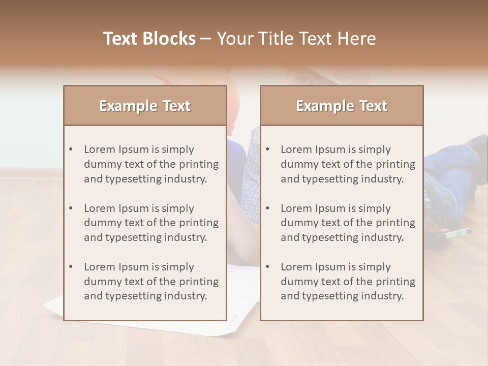Adult Repairs Realty PowerPoint Template