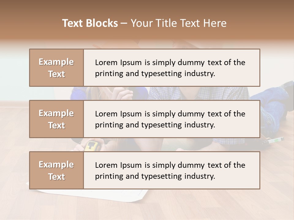 Adult Repairs Realty PowerPoint Template