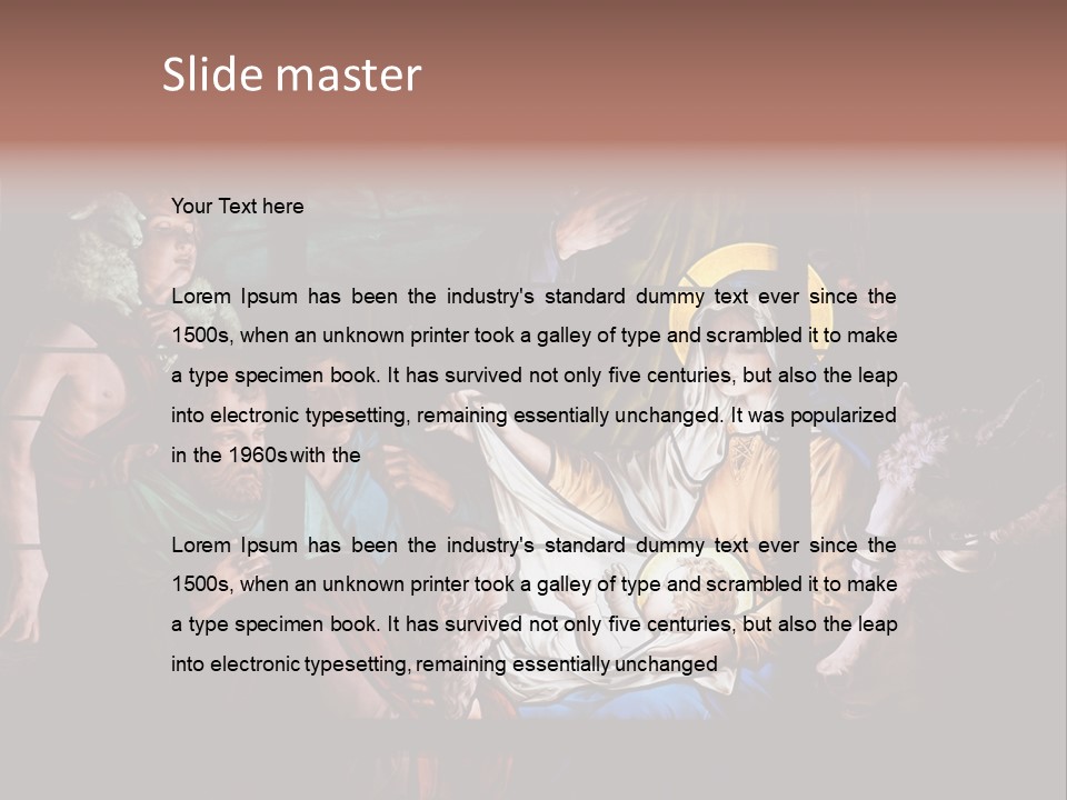 Testament God Jesus Christ PowerPoint Template