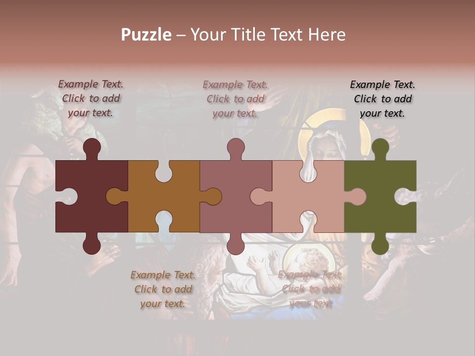 Testament God Jesus Christ PowerPoint Template