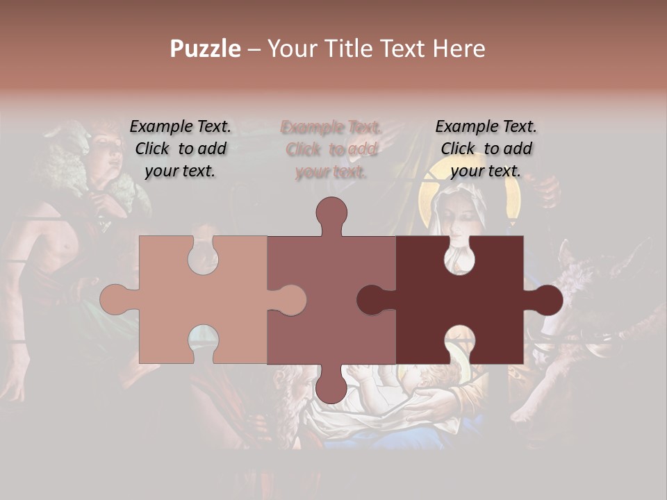 Testament God Jesus Christ PowerPoint Template