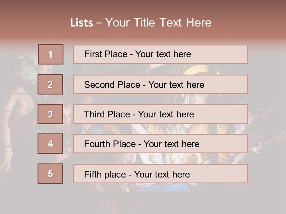 Testament God Jesus Christ PowerPoint Template