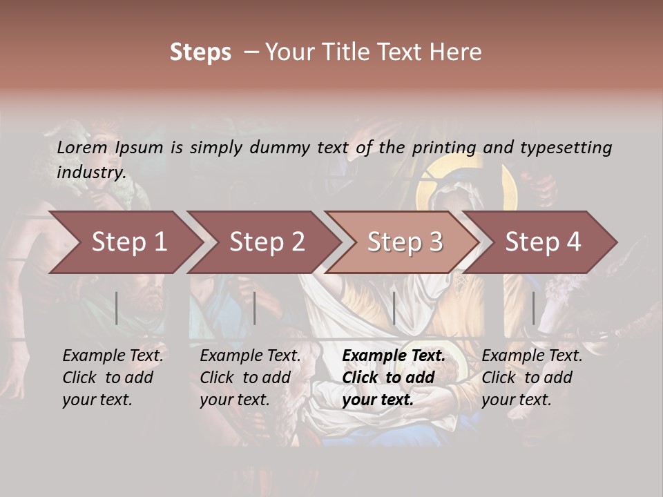 Testament God Jesus Christ PowerPoint Template