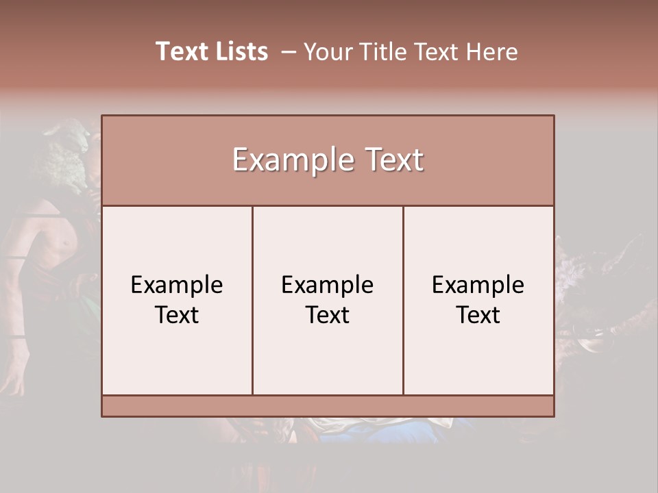 Testament God Jesus Christ PowerPoint Template