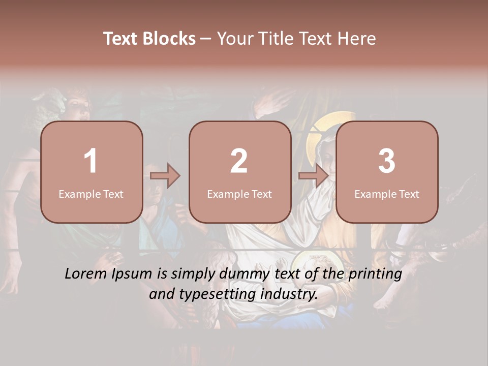 Testament God Jesus Christ PowerPoint Template