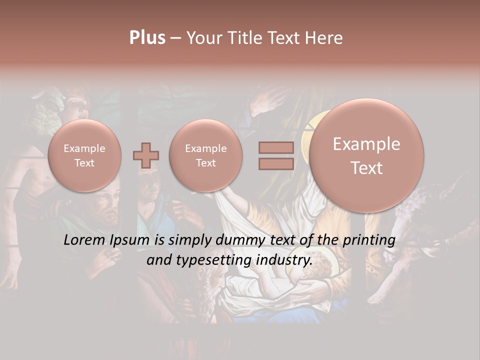 Testament God Jesus Christ PowerPoint Template