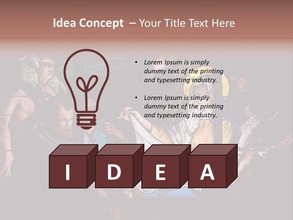 Testament God Jesus Christ PowerPoint Template