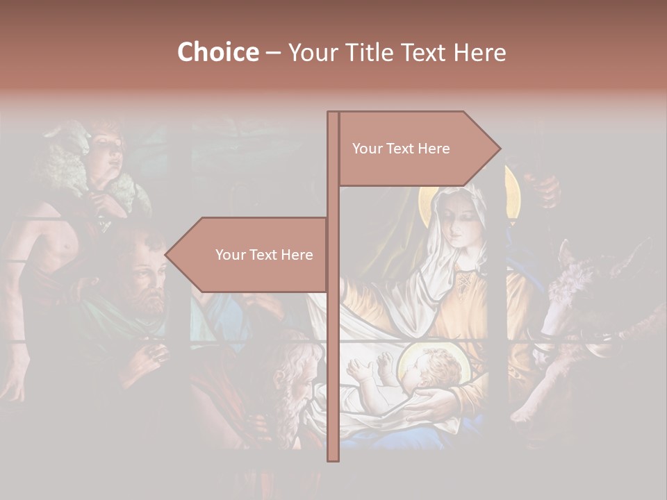 Testament God Jesus Christ PowerPoint Template