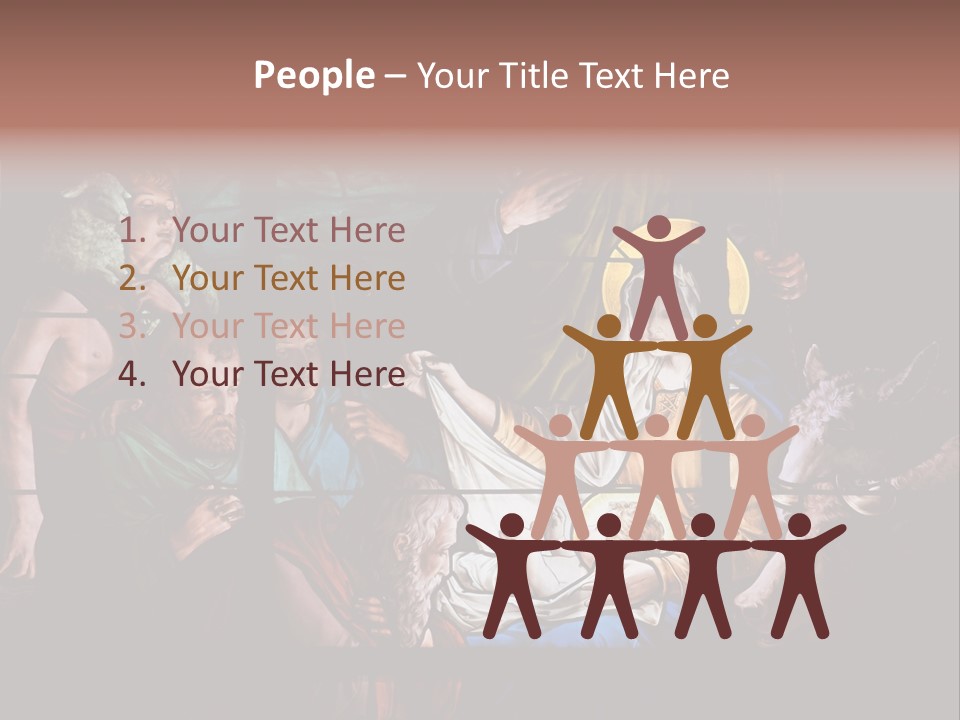 Testament God Jesus Christ PowerPoint Template