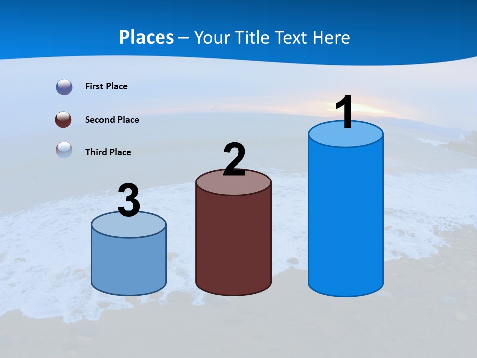 Tranquil Foam View PowerPoint Template