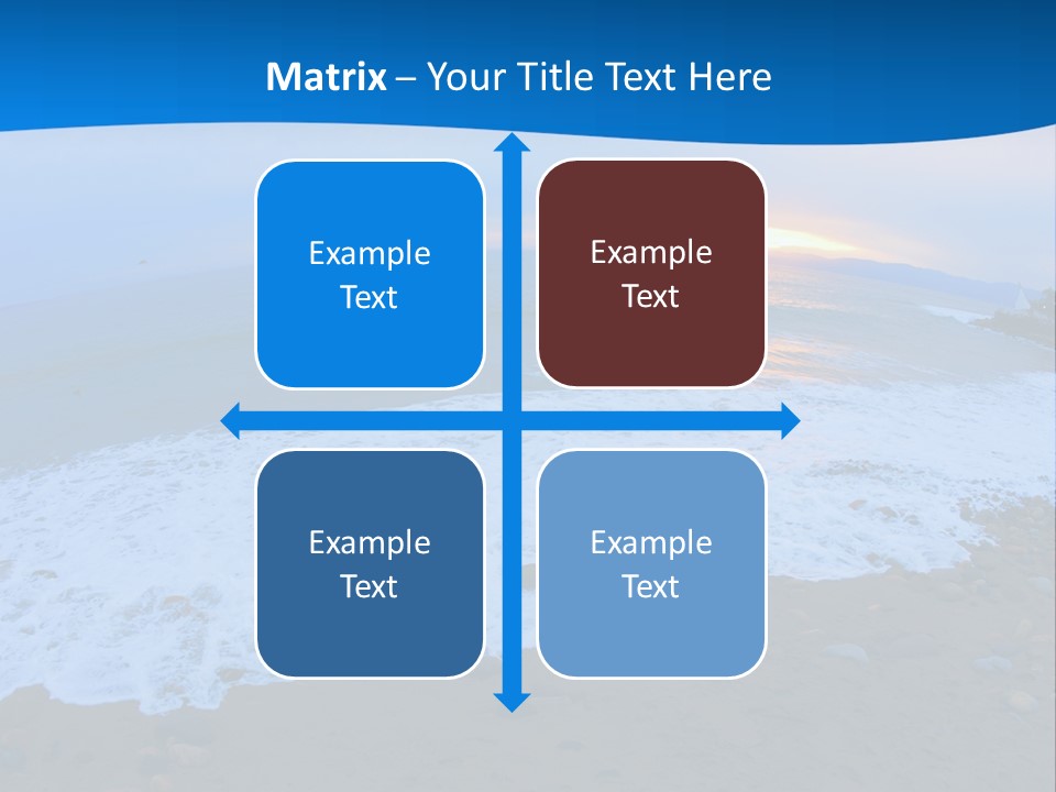 Tranquil Foam View PowerPoint Template