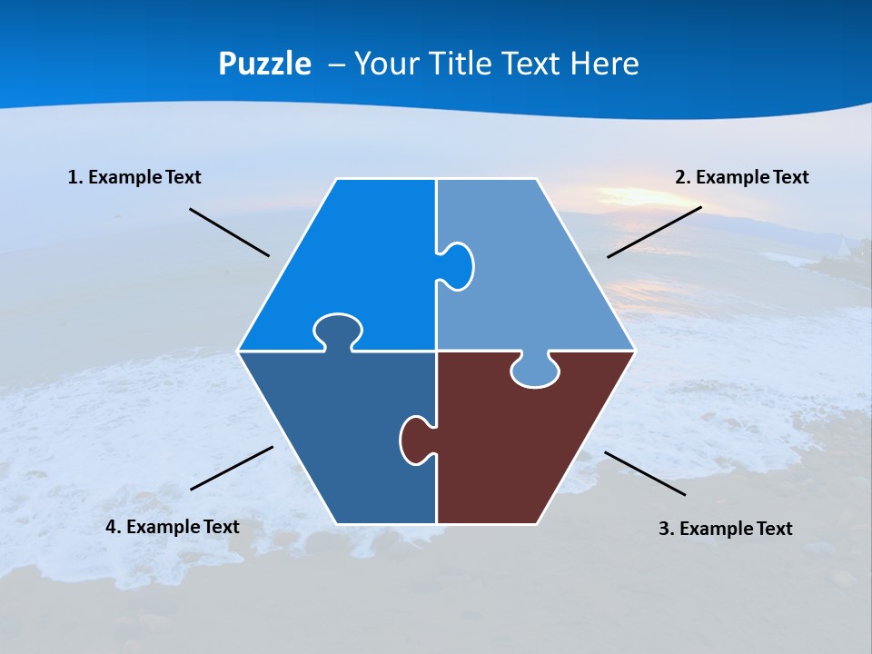 Tranquil Foam View PowerPoint Template