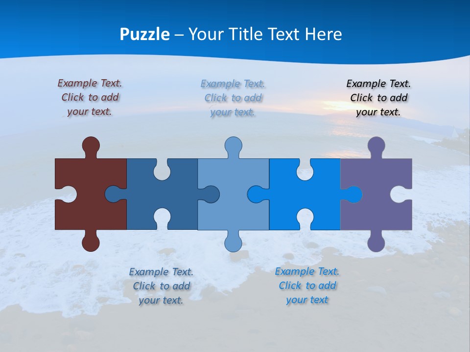 Tranquil Foam View PowerPoint Template