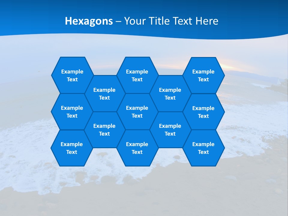 Tranquil Foam View PowerPoint Template