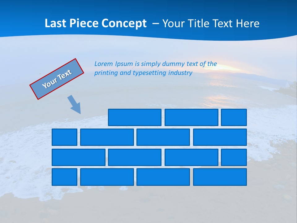 Tranquil Foam View PowerPoint Template