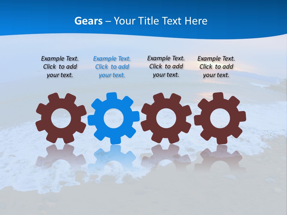 Tranquil Foam View PowerPoint Template