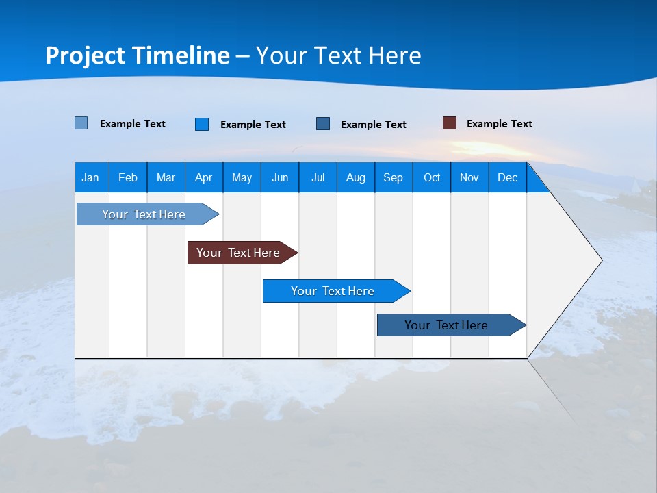 Tranquil Foam View PowerPoint Template