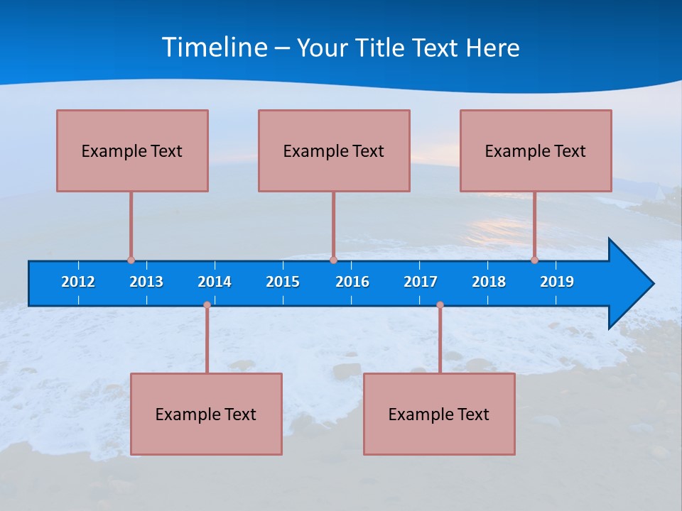 Tranquil Foam View PowerPoint Template