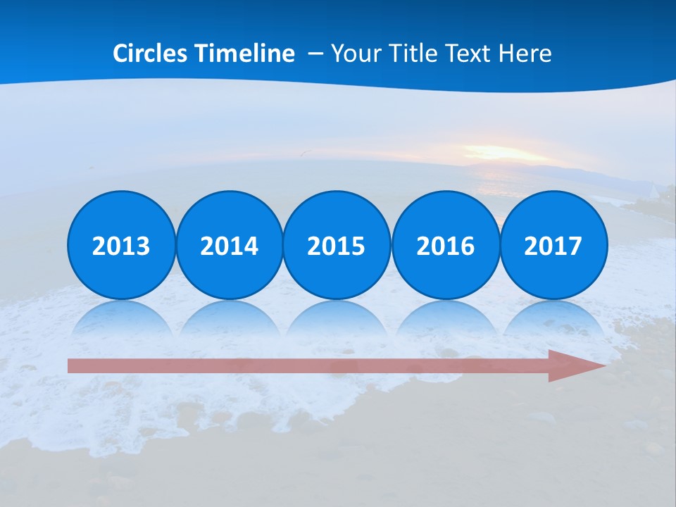 Tranquil Foam View PowerPoint Template