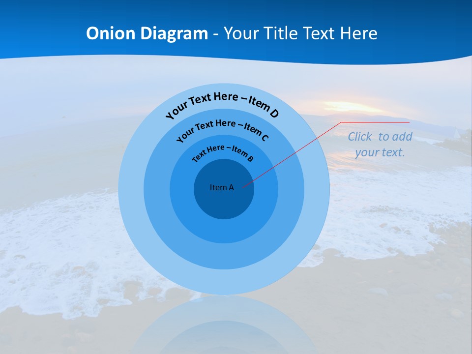 Tranquil Foam View PowerPoint Template