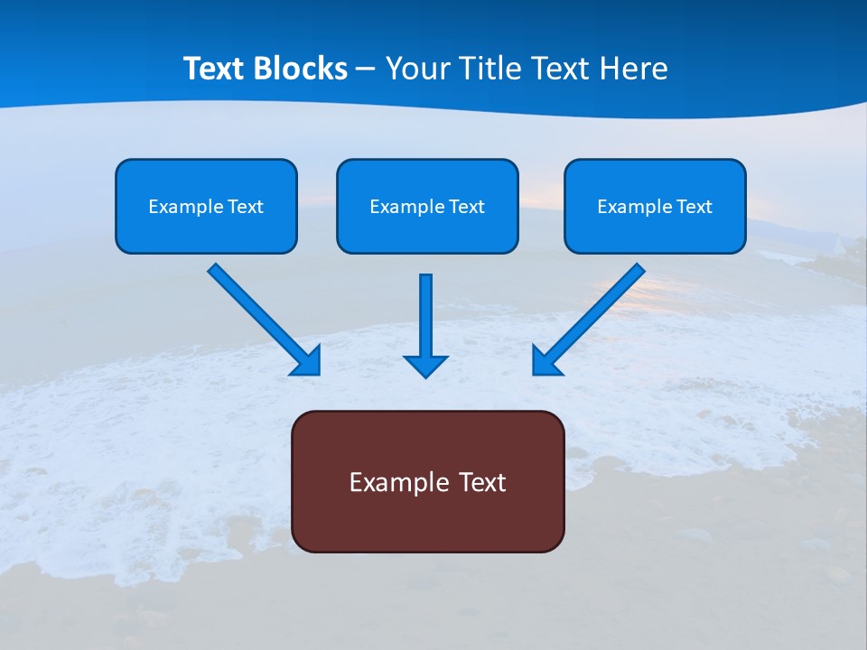 Tranquil Foam View PowerPoint Template
