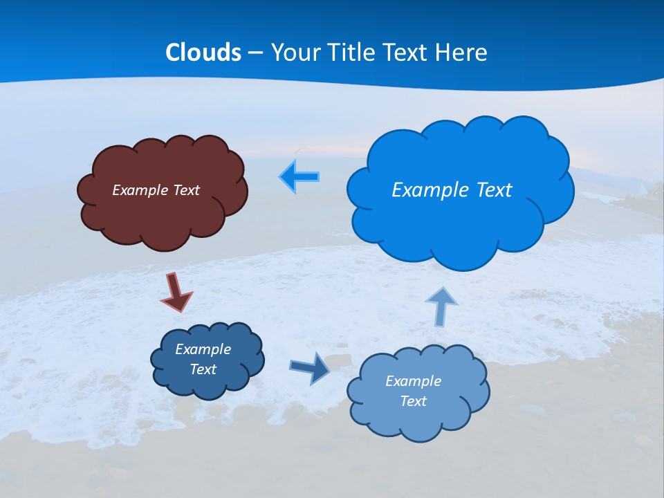 Tranquil Foam View PowerPoint Template