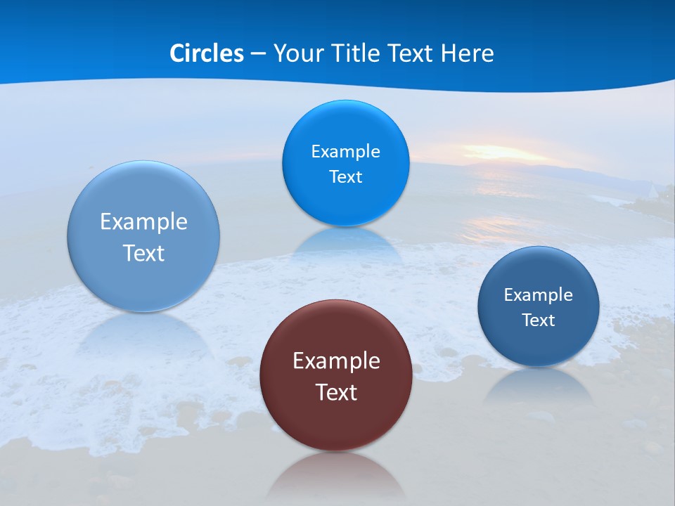 Tranquil Foam View PowerPoint Template