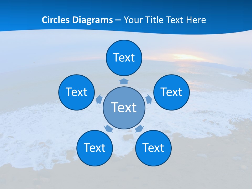 Tranquil Foam View PowerPoint Template