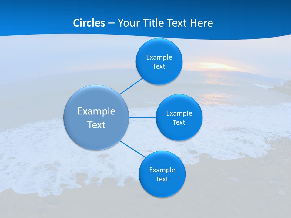 Tranquil Foam View PowerPoint Template