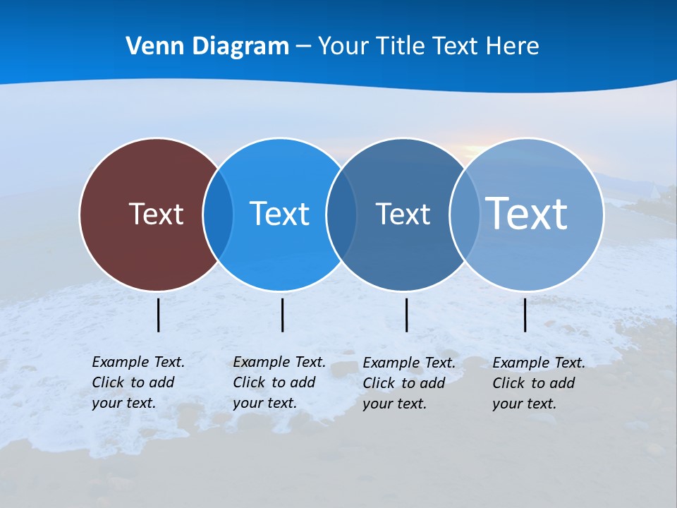 Tranquil Foam View PowerPoint Template