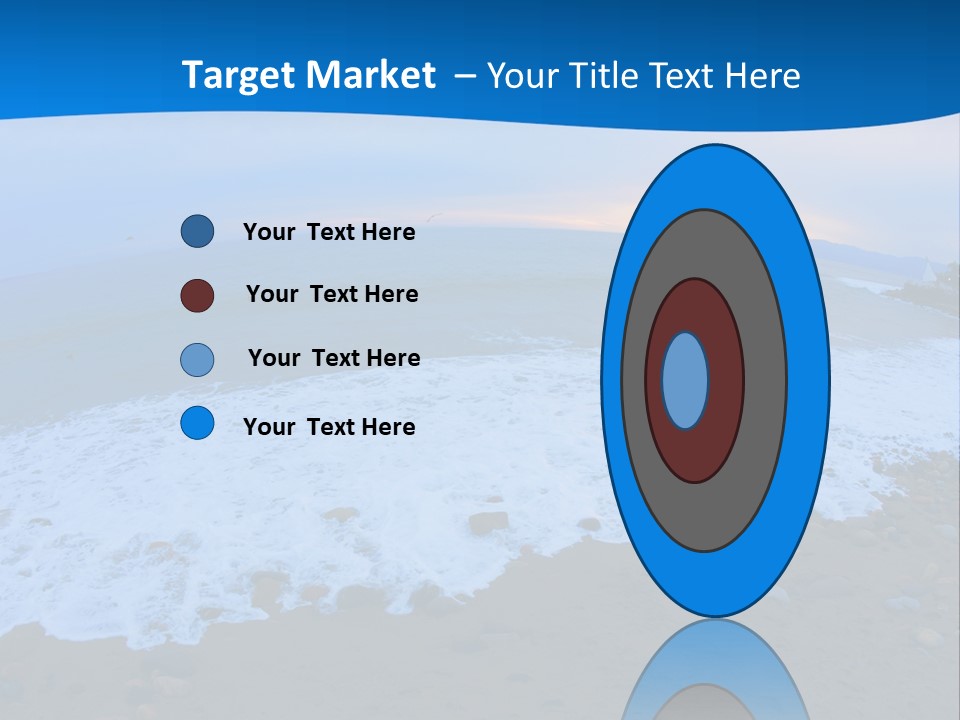 Tranquil Foam View PowerPoint Template