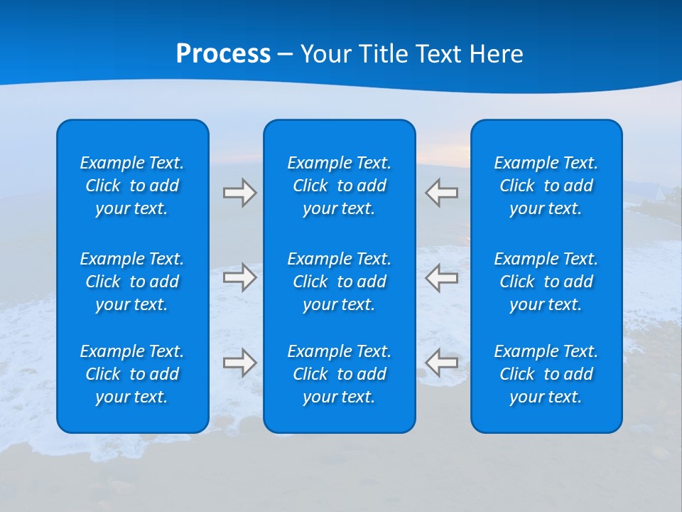 Tranquil Foam View PowerPoint Template
