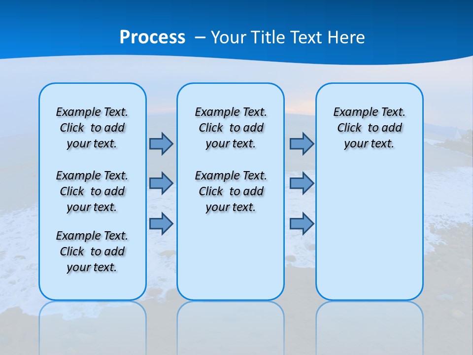 Tranquil Foam View PowerPoint Template