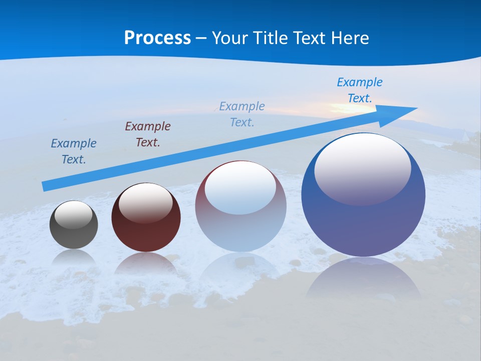 Tranquil Foam View PowerPoint Template