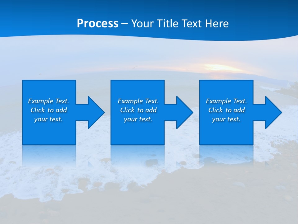 Tranquil Foam View PowerPoint Template
