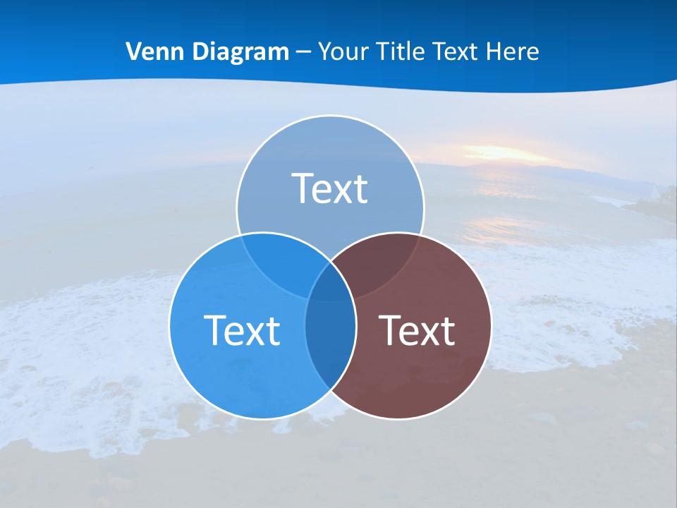 Tranquil Foam View PowerPoint Template