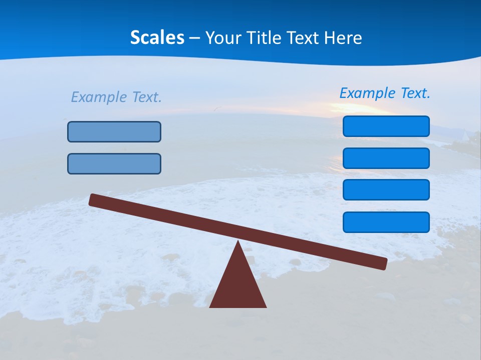 Tranquil Foam View PowerPoint Template