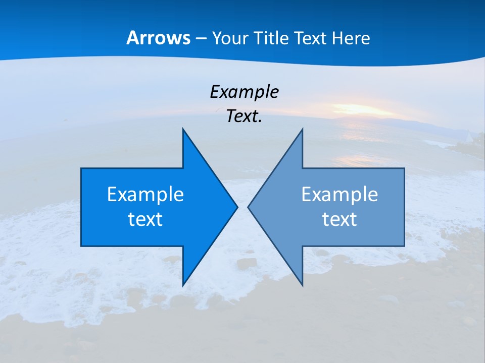Tranquil Foam View PowerPoint Template