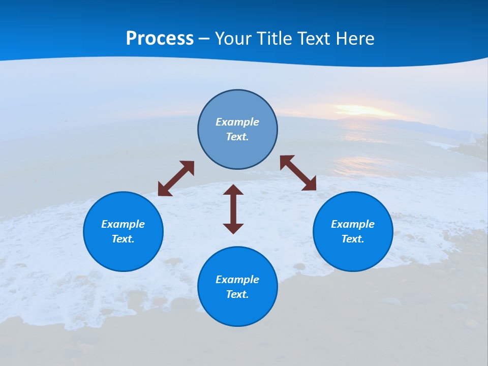 Tranquil Foam View PowerPoint Template