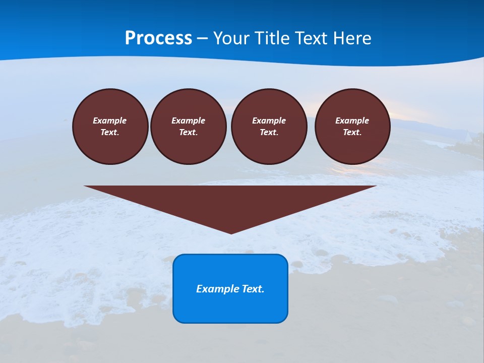 Tranquil Foam View PowerPoint Template