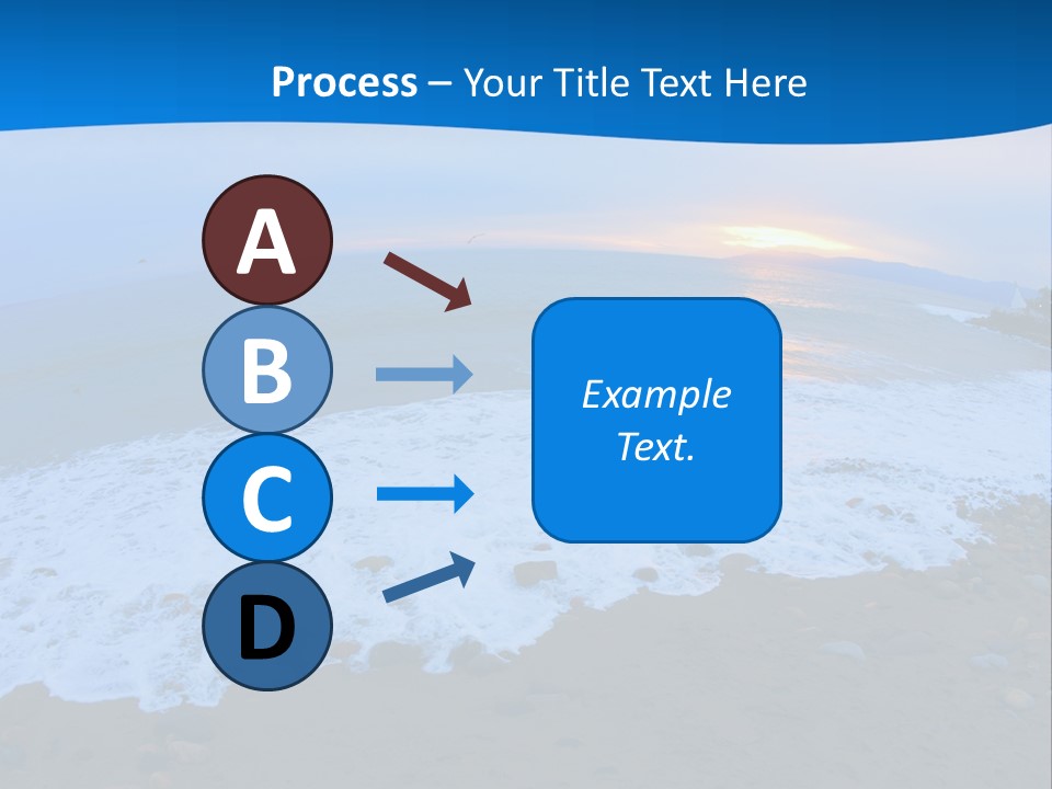 Tranquil Foam View PowerPoint Template