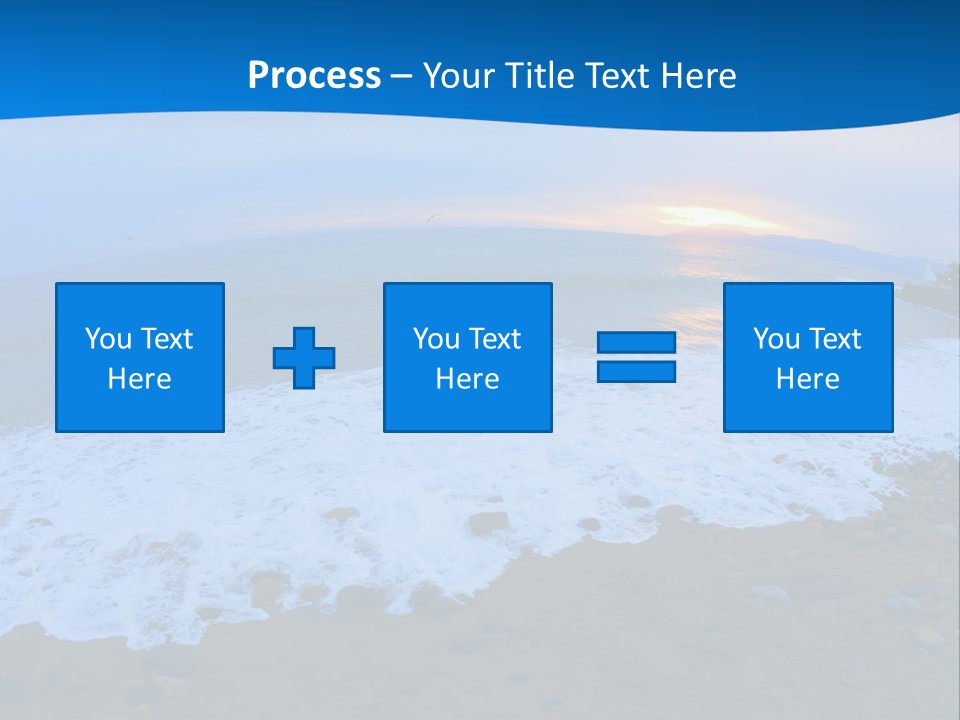 Tranquil Foam View PowerPoint Template